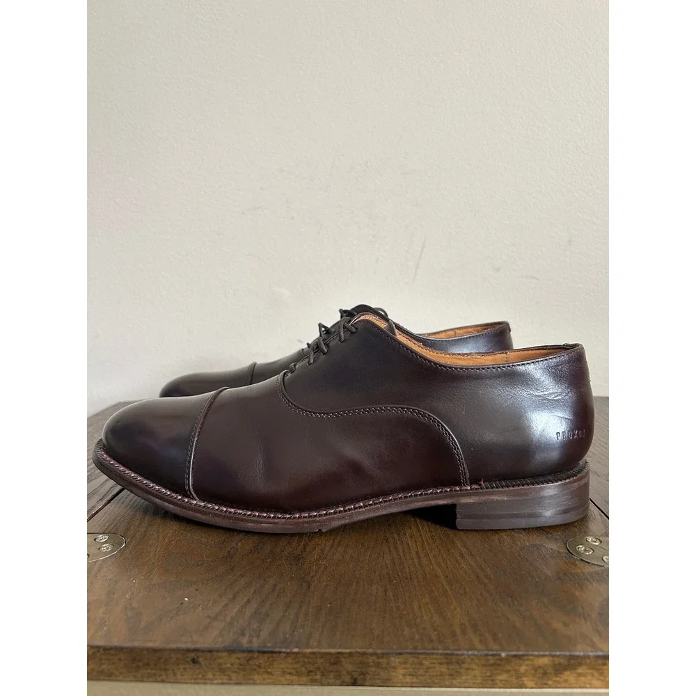PROXON Steel Toe Executive Work Shoes CEO Brown